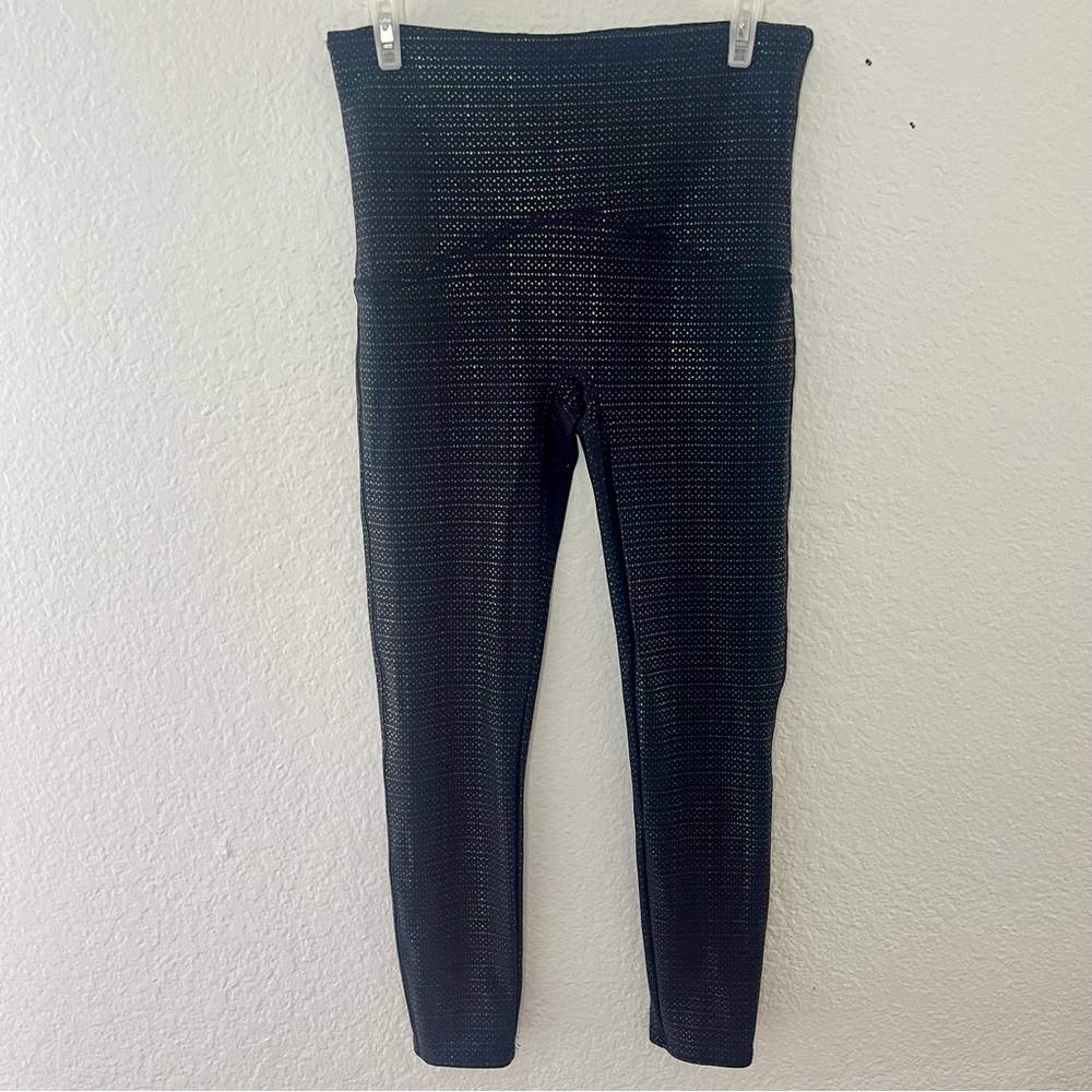 Spanx Metallic Mist 7/8 Leggings Size Medium - Picture 2 of 12